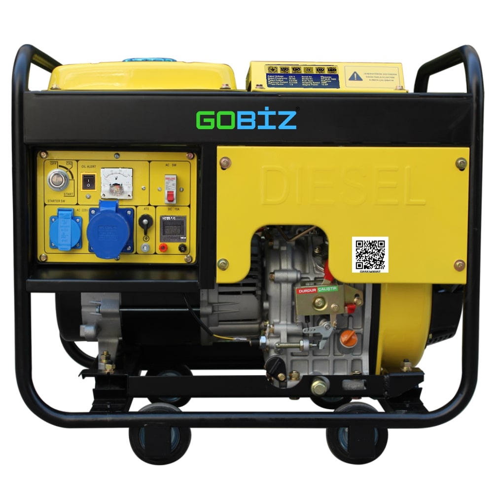GOBİZ GO-DM6 DİZEL PORTATİF JENERATÖR
