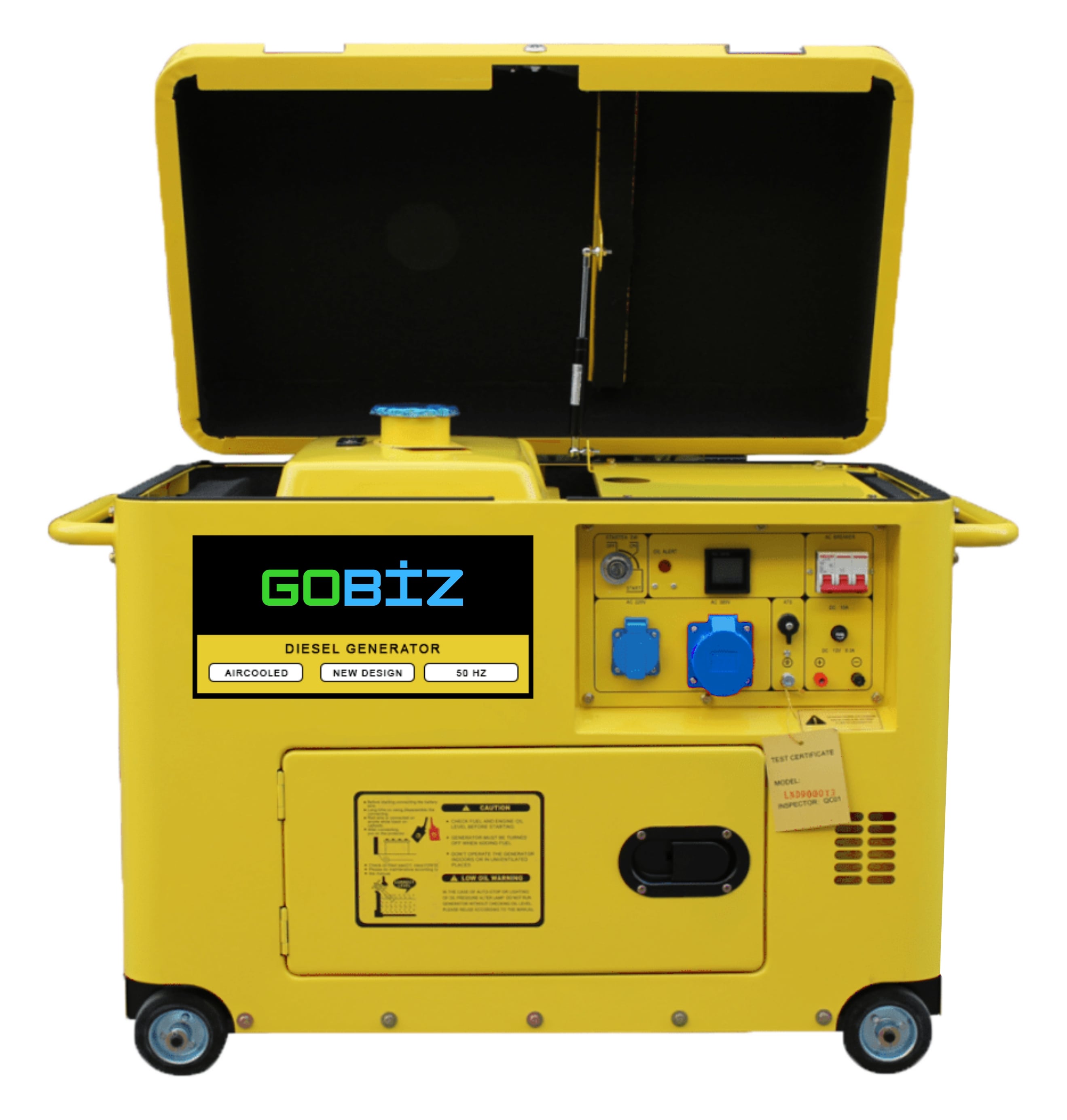 GOBİZ GO-KDM8 DİZEL KABİNLİ PORTATİF JENERATÖR