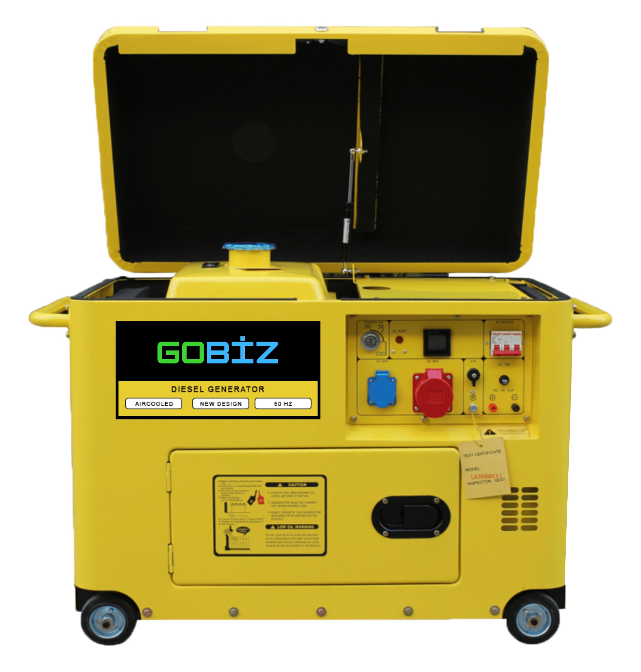GOBİZ GO-KDT7 KABİNLİ DİZEL PORTATİF JENERATÖR